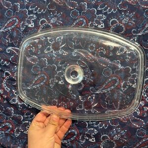 PYREX‎ Oval Clear Glass Lid Replacement Part Casserole